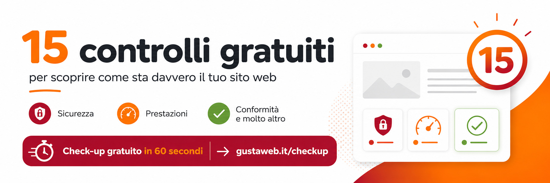 check-up gratuito e immediato del tuo sito web